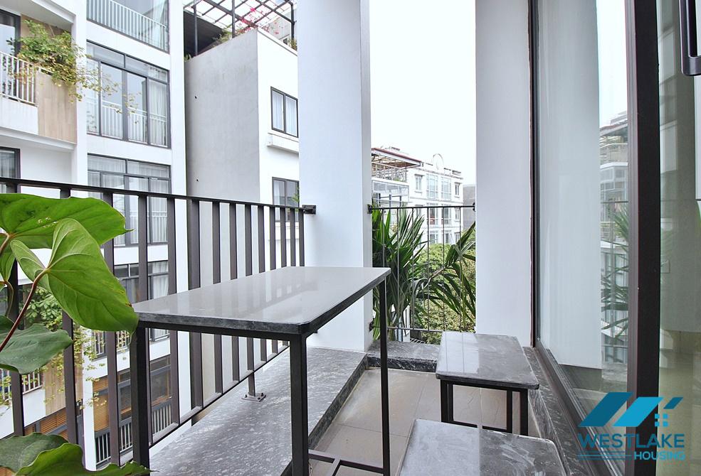 A bright and modern studio for rent in Xuan Dieu, Tay Ho, Ha Noi