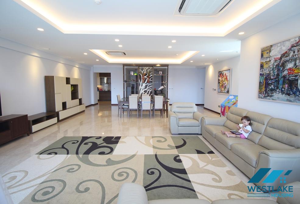 Big size apartment with 04 bedrooms for rent in Ciputra, Tay Ho ward, Ha Noi