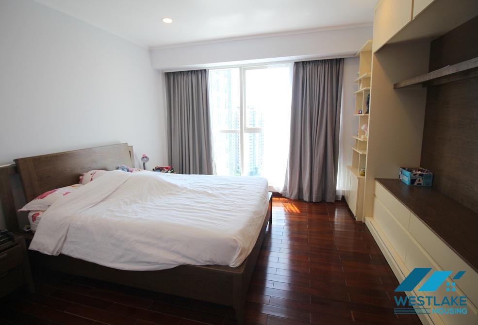 Big size apartment with 04 bedrooms for rent in Ciputra, Tay Ho ward, Ha Noi