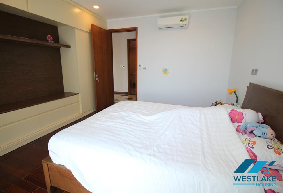 Big size apartment with 04 bedrooms for rent in Ciputra, Tay Ho ward, Ha Noi