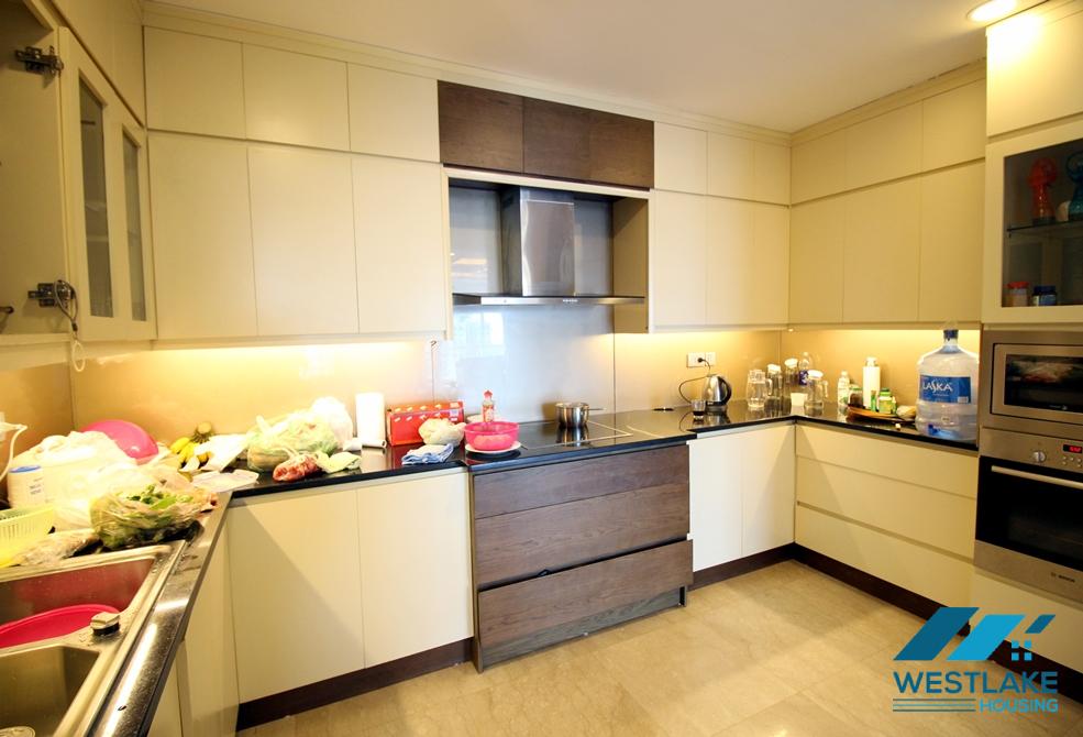 Big size apartment with 04 bedrooms for rent in Ciputra, Tay Ho ward, Ha Noi