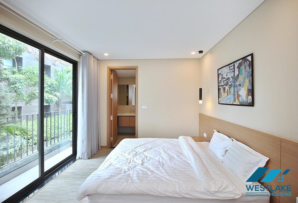 Clean and bright 02 bedrooms apartment for rent in Tay Ho street, Tay Ho, Ha Noi