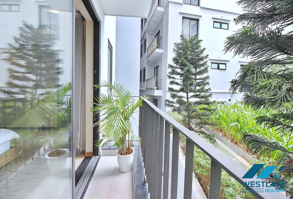 Clean and bright 02 bedrooms apartment for rent in Tay Ho street, Tay Ho, Ha Noi