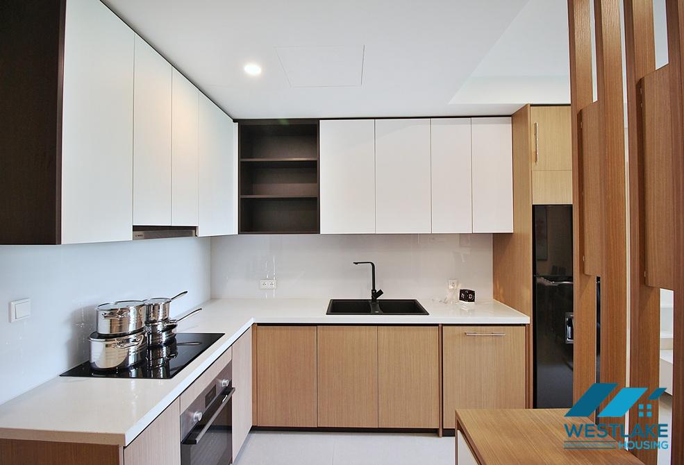 Clean and bright 02 bedrooms apartment for rent in Tay Ho street, Tay Ho, Ha Noi