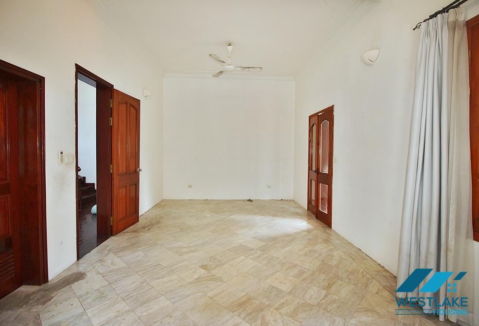 Spacious 5 bedrooms house with huge yard for rent in To Ngoc Van, Tay Ho ward, Ha Noi