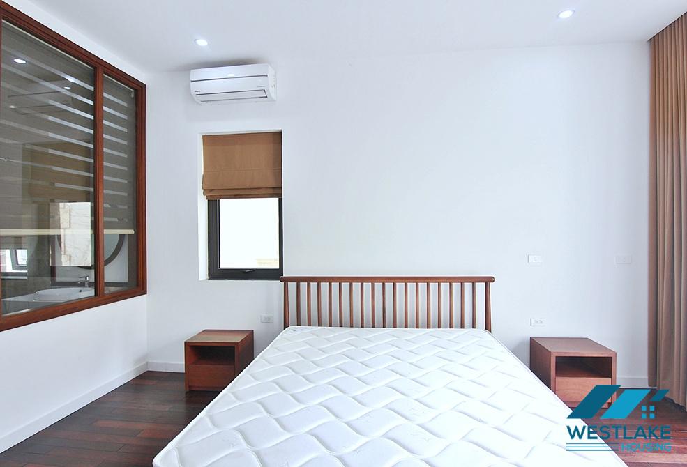 Spacious 4-bedroom apartment with a balcony on Tay Ho street, Tay Ho ward, Ha Noi for rent