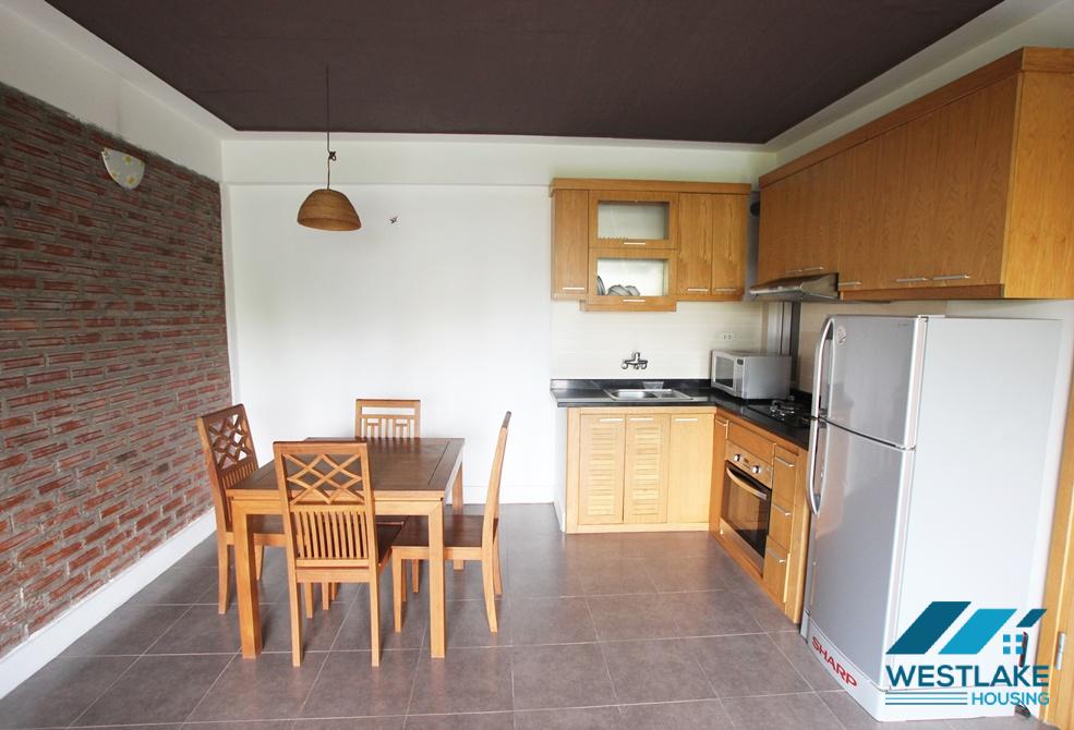 Affordable price 01 bedroom apartment for rent on Tay Ho street, Tay Ho ward, Ha Noi