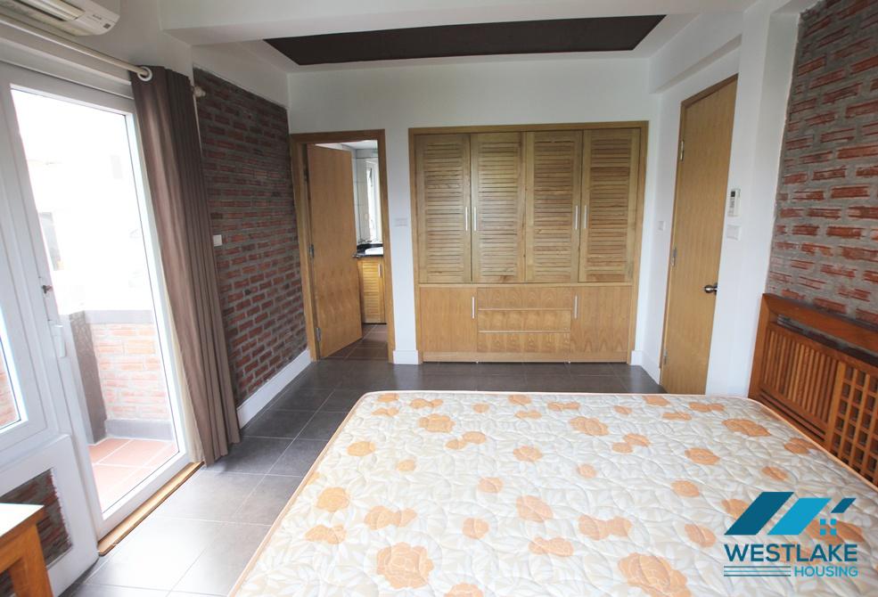 Affordable price 01 bedroom apartment for rent on Tay Ho street, Tay Ho ward, Ha Noi
