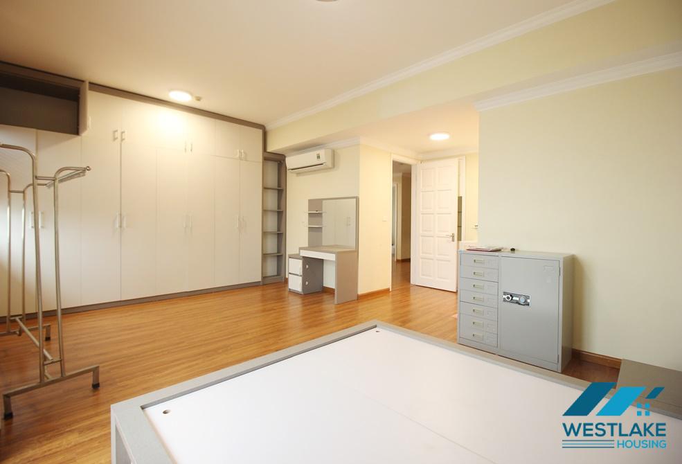 Furnished three bedrooms apartment for rent in Ciputra, Tay Ho ward, Ha Noi