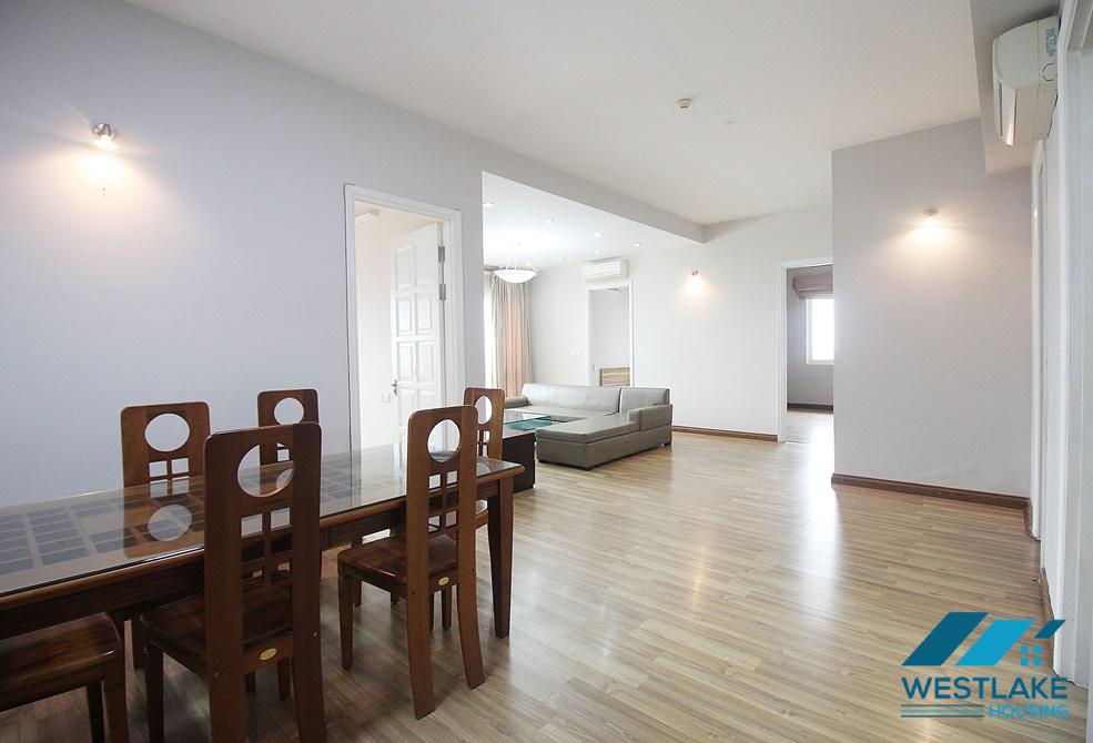 Furnished four bedrooms apartment for rent in Ciputra, Tay Ho ward, Ha Noi