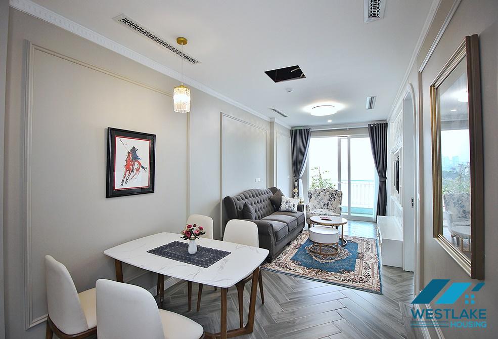 A lake view and newly 2 bedroom apartment for rent in Xuan Dieu, Tay Ho