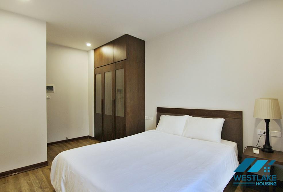 A nice 1 bedroom apartment with outside space for rent in Xuan Dieu, Tay Ho