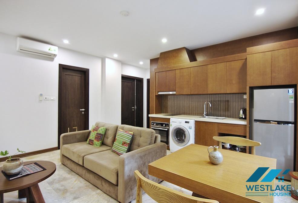 A nice 1 bedroom apartment with outside space for rent in Xuan Dieu, Tay Ho