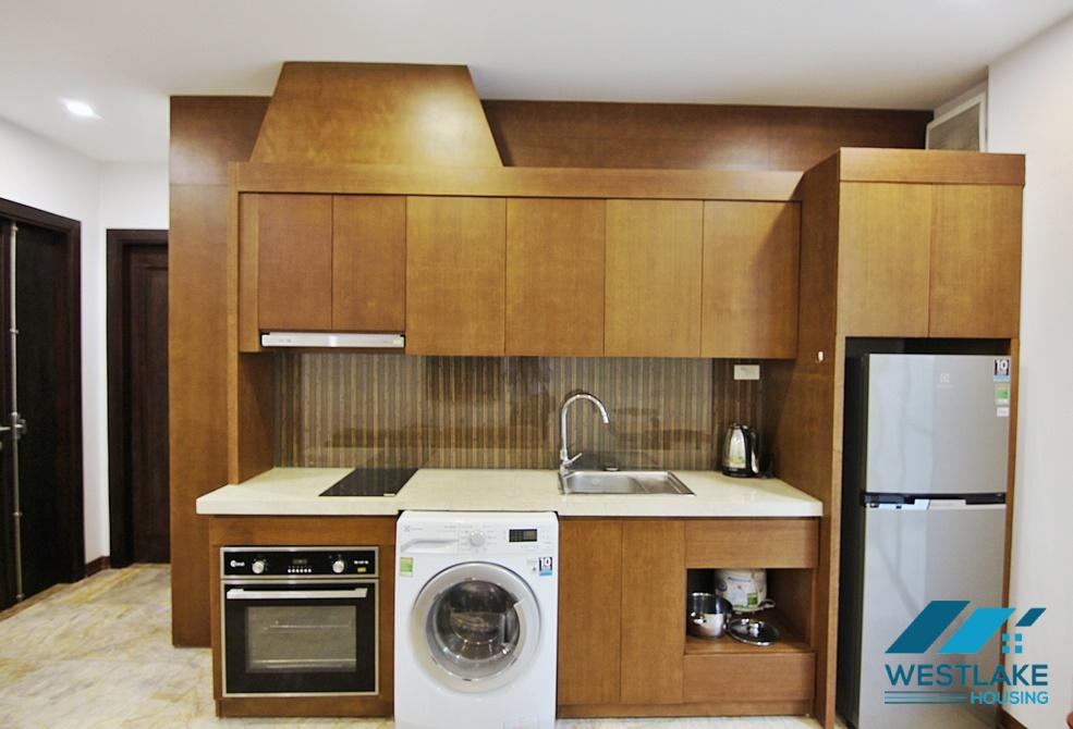 A nice 1 bedroom apartment with outside space for rent in Xuan Dieu, Tay Ho