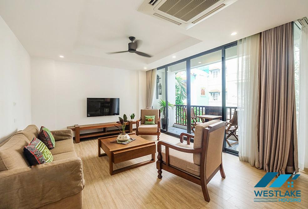 Bright and cozy 3 bedroom apartment for rent in Xuan Dieu, Tay Ho, Ha Noi