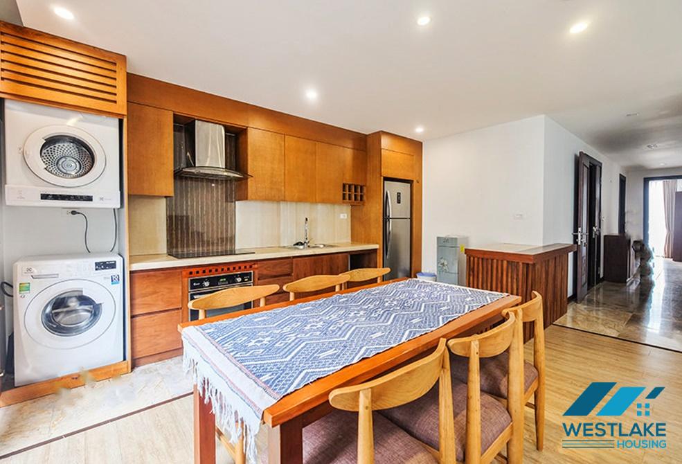 Bright and cozy 3 bedroom apartment for rent in Xuan Dieu, Tay Ho, Ha Noi