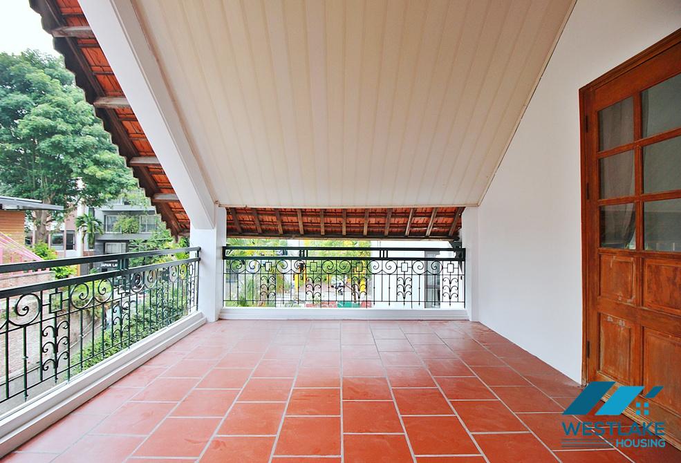 Beautiful house with large courtyard and swimming pool  for rent in Tay Ho Ward, Ha Noi