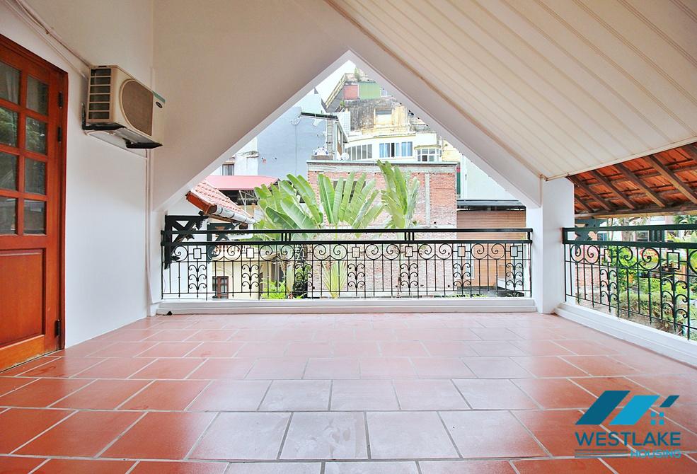 Beautiful house with large courtyard and swimming pool  for rent in Tay Ho Ward, Ha Noi