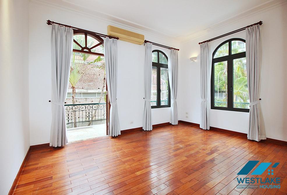 Beautiful house with large courtyard and swimming pool  for rent in Tay Ho Ward, Ha Noi