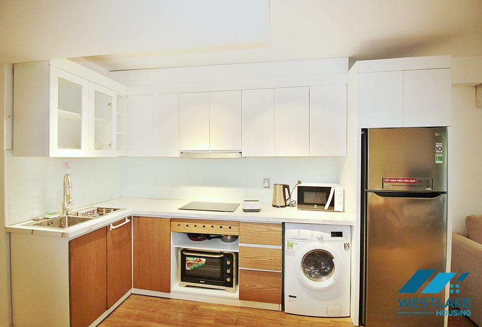 Lovely 01 bedroom duplex apartment for rent on Xuan Dieu street, Tay Ho, Ha Noi