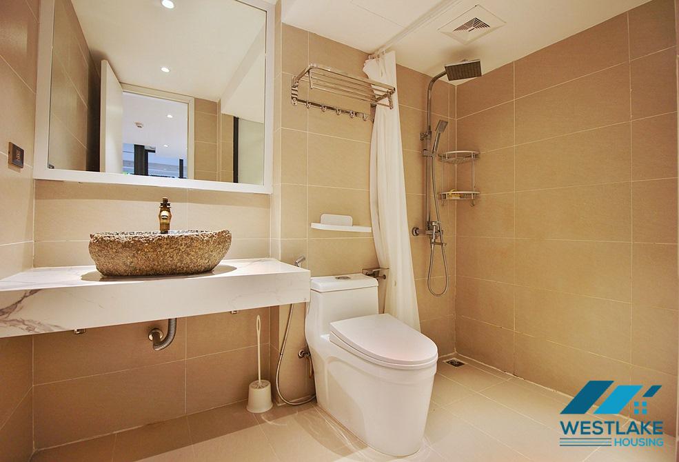 Lovely 01 bedroom duplex apartment for rent on Xuan Dieu street, Tay Ho, Ha Noi