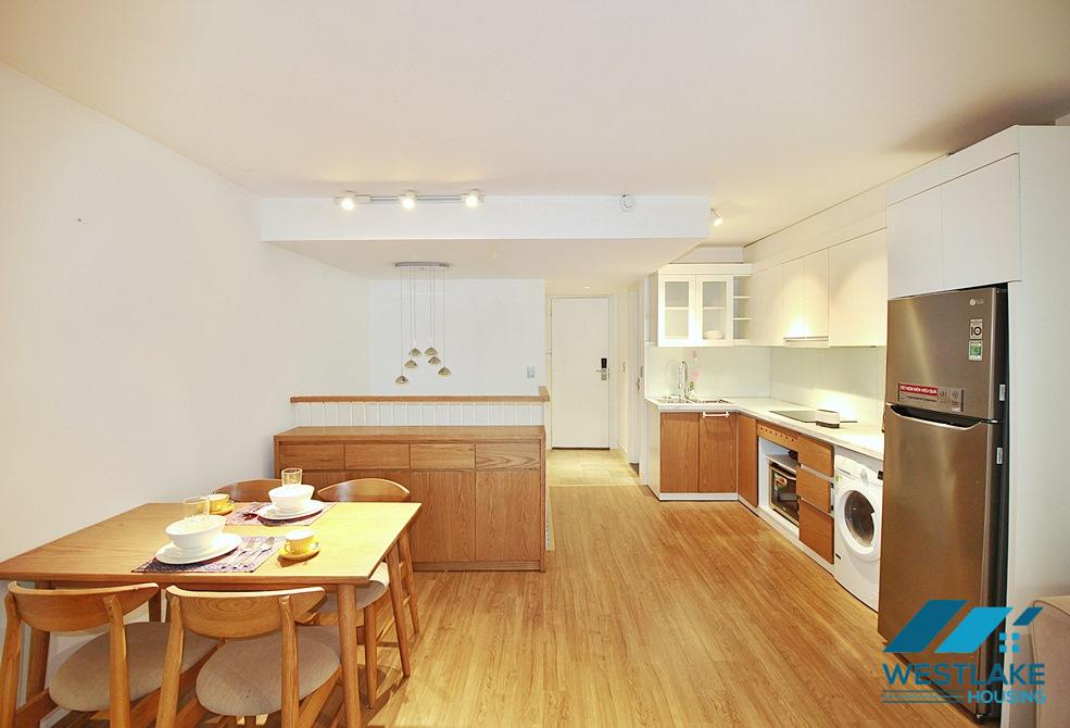 Lovely 01 bedroom duplex apartment for rent on Xuan Dieu street, Tay Ho, Ha Noi