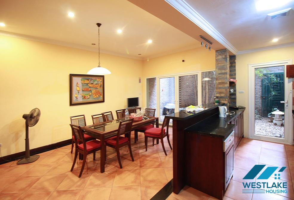A beautiful house with outside space for rent in An Duong, Tay Ho