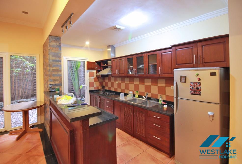 A beautiful house with outside space for rent in An Duong, Tay Ho