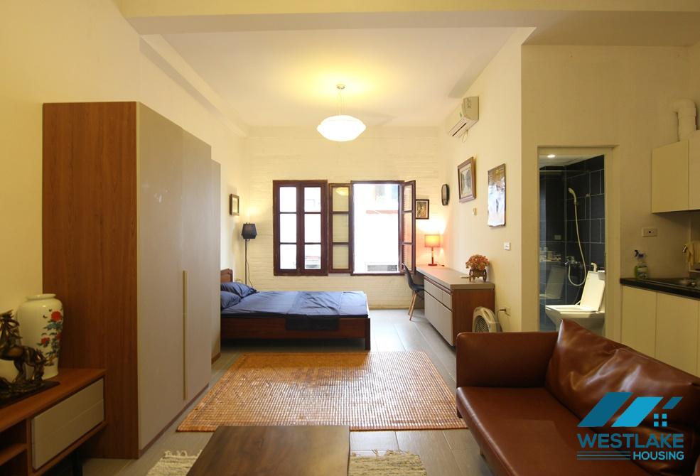 A cozy and cheap studio for rent in An Duong, Tay Ho, Ha Noi