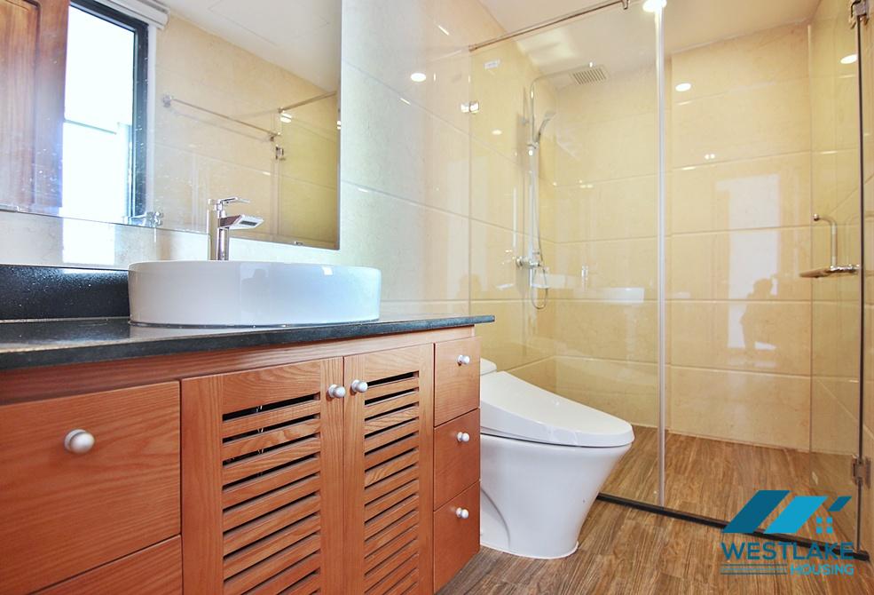 Super bright 03 bedrooms apartment for rent in Tay Ho, Ha Noi
