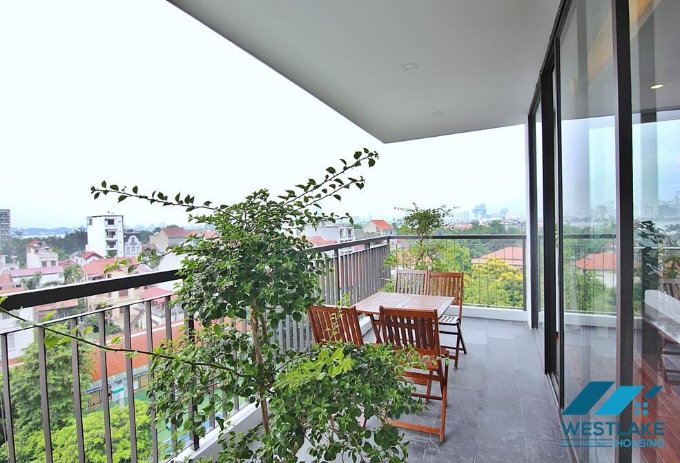 Super bright 03 bedrooms apartment for rent in Tay Ho, Ha Noi
