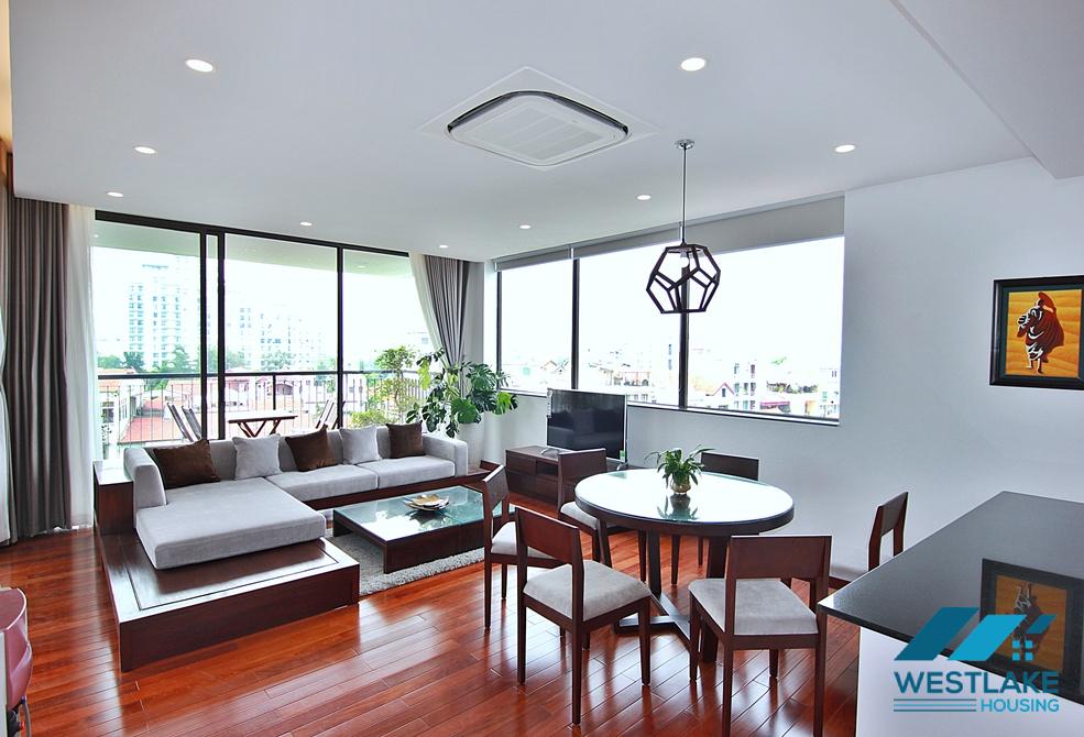 Super bright 03 bedrooms apartment for rent in Tay Ho, Ha Noi