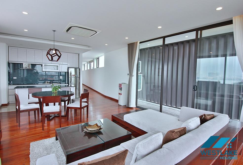 Super bright 03 bedrooms apartment for rent in Tay Ho, Ha Noi