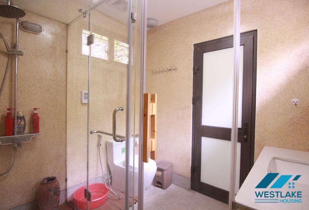 A garden fish pond house for rent in An Duong, Tay Ho