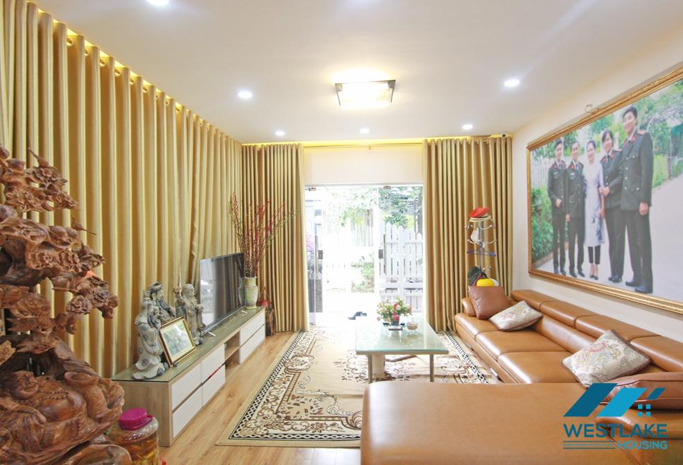 A garden fish pond house for rent in An Duong, Tay Ho