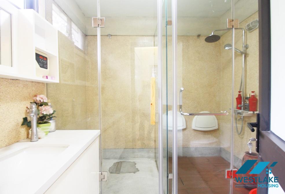 A garden fish pond house for rent in An Duong, Tay Ho