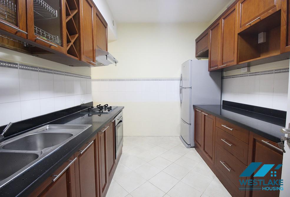 An affordable 3 bedroom apartment for rent in Ciputra, Tay Ho ward, Ha Noi