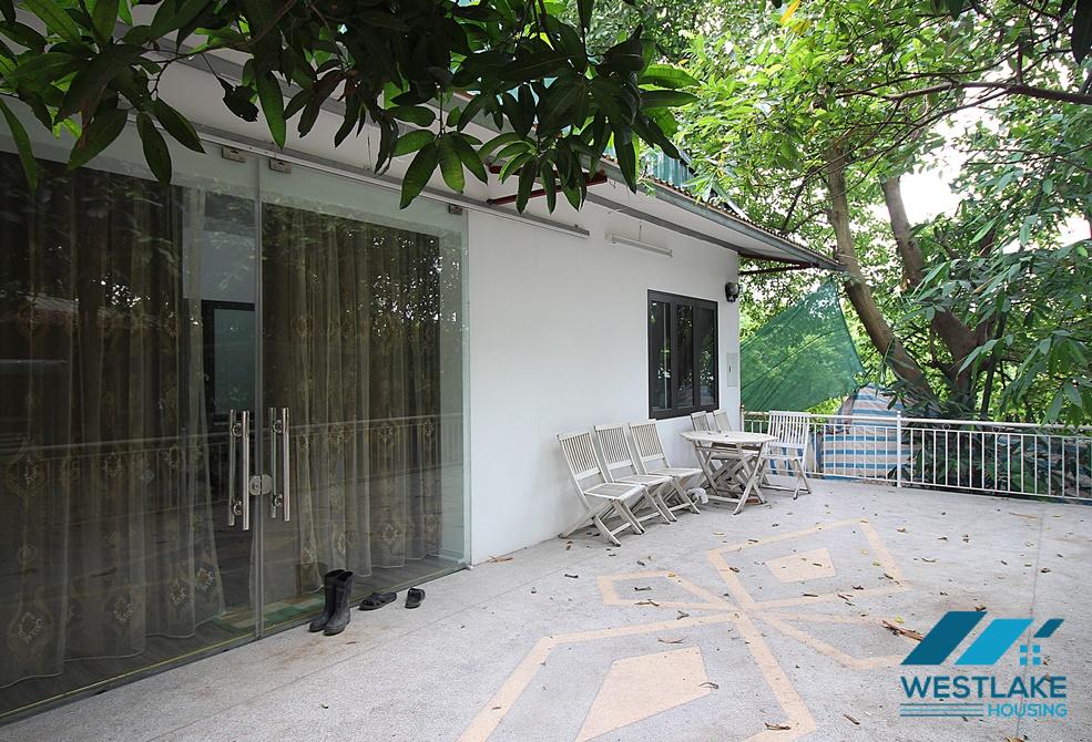 A nice house with outside space for rent in An Duong, Tay Ho