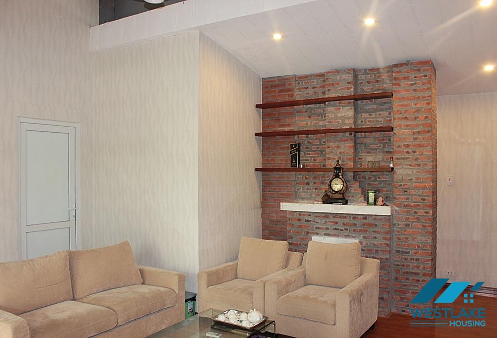 A house with big garden for rent in An Duong, Tay Ho, Ha Noi
