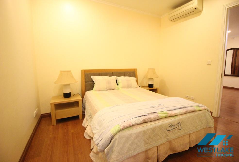 Bright and fully furnished three bedrooms apartment for rent in Ciputra, Tay Ho ward, Ha Noi
