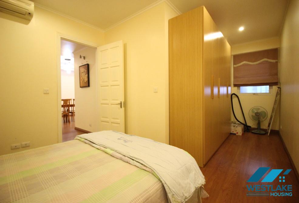 Bright and fully furnished three bedrooms apartment for rent in Ciputra, Tay Ho ward, Ha Noi