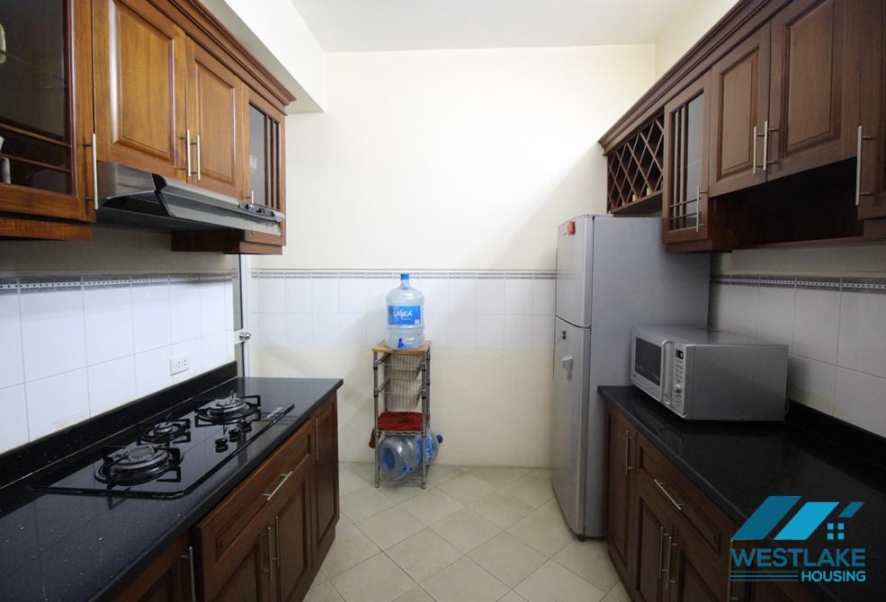 Bright and fully furnished three bedrooms apartment for rent in Ciputra, Tay Ho ward, Ha Noi