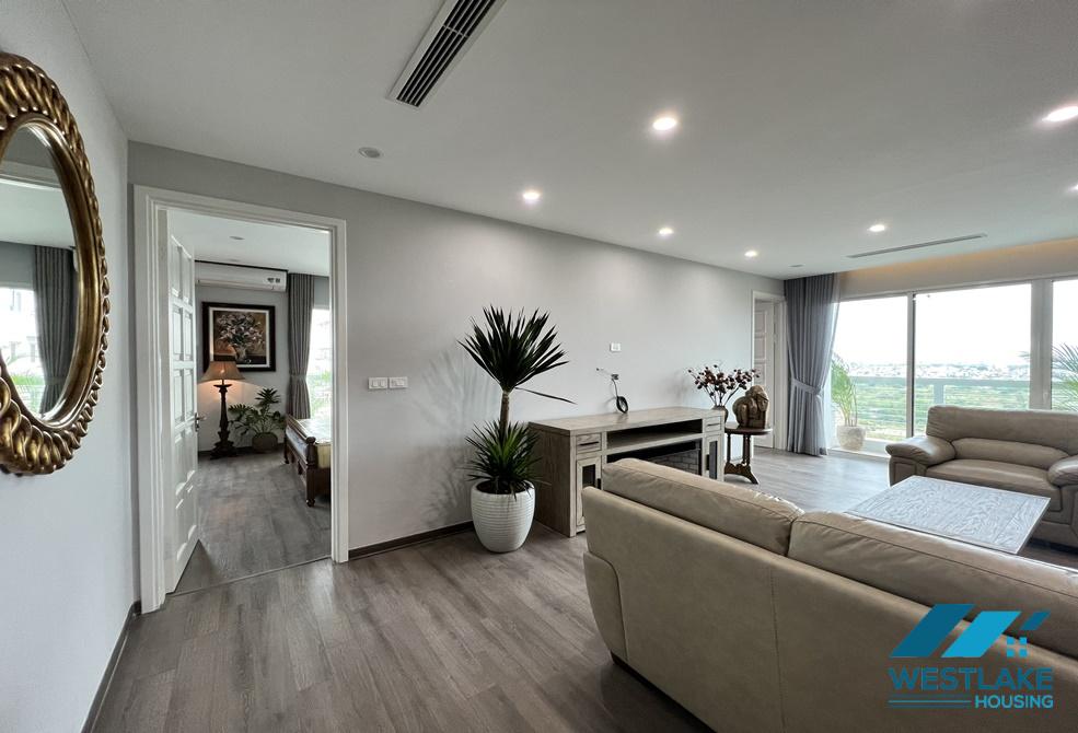 Beautiful new apartment fully furnished for rent in Ciputra, Tay Ho ward, Ha Noi