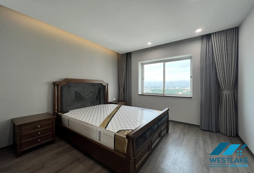 Beautiful new apartment fully furnished for rent in Ciputra, Tay Ho ward, Ha Noi