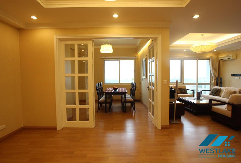 High quality 03 bedroom apartment for rent in Ciputra, Tay Ho ward, Hanoi