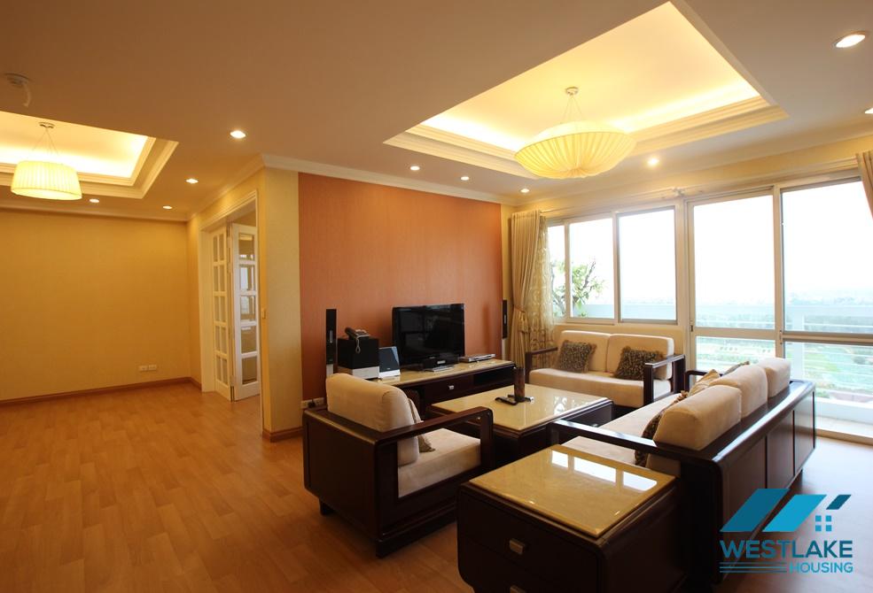 High quality 03 bedroom apartment for rent in Ciputra, Tay Ho ward, Hanoi