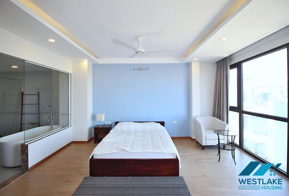 Spacious 04 bedrooms apartment for rent in To Ngoc Van area, Tay Ho, Ha Noi