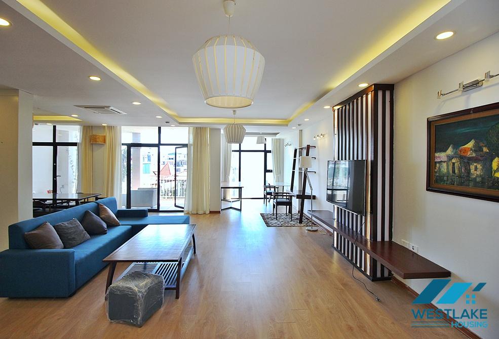 Spacious 04 bedrooms apartment for rent in To Ngoc Van area, Tay Ho, Ha Noi