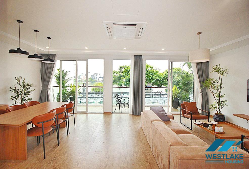 Cho Thuê Căn Hộ 3 Phòng Ngủ Mới Đẹp, Ban Công View Hồ Tại Phố Quảng An, Tây Hồ, Hà Nội