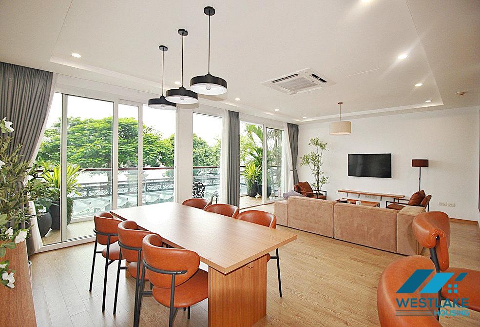 Cho Thuê Căn Hộ 3 Phòng Ngủ Mới Đẹp, Ban Công View Hồ Tại Phố Quảng An, Tây Hồ, Hà Nội